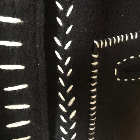 Anthropologie Black and White Jacket by Guinevere - Picture 4 of 7